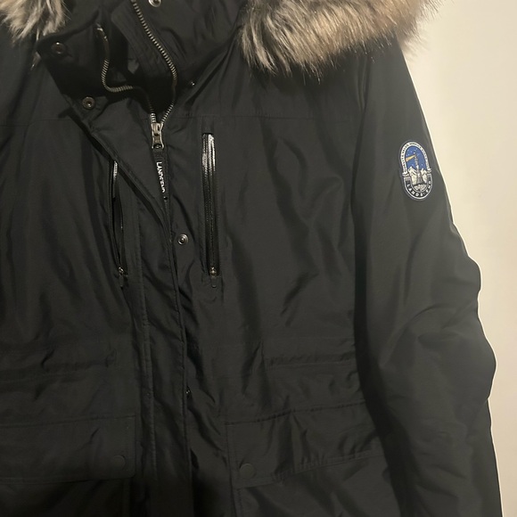 Land's End Women's Expedition Waterproof Down
Winter Parka w/ Faux Fur Hood M/P - Picture 7 of 11